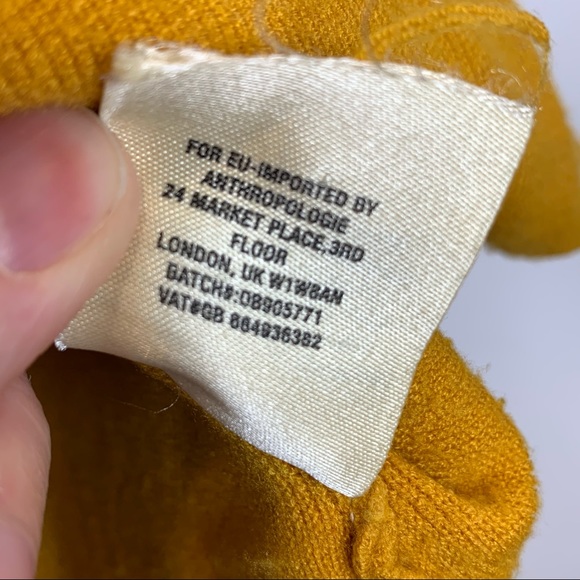 Anthropologie Moth Mock Neck Short Sleeve Sweater - Picture 7 of 8